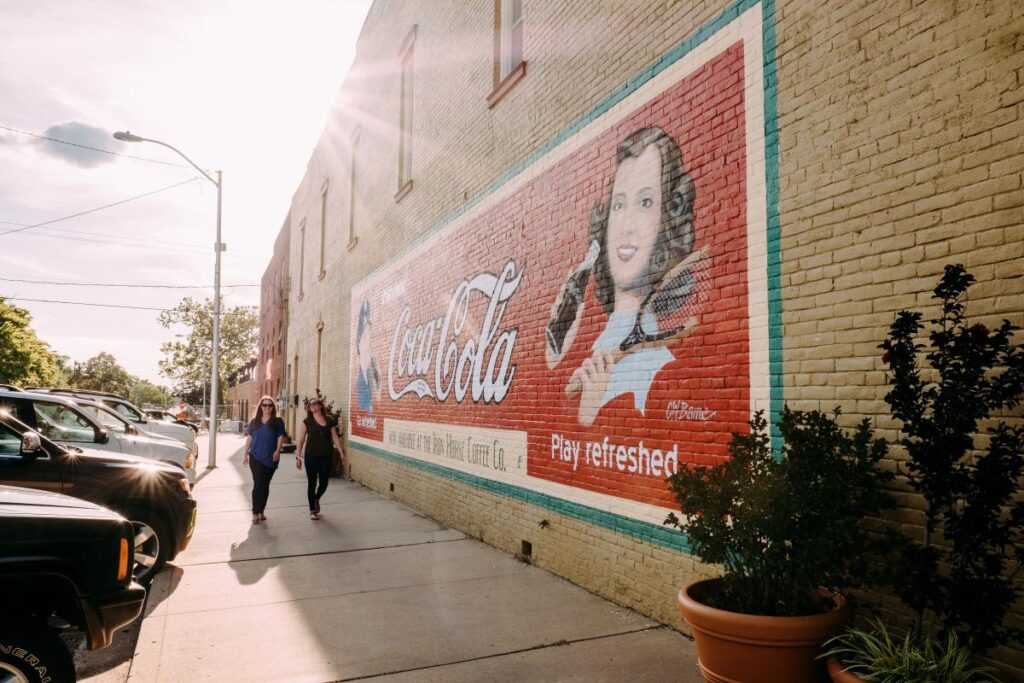coca-cola painting