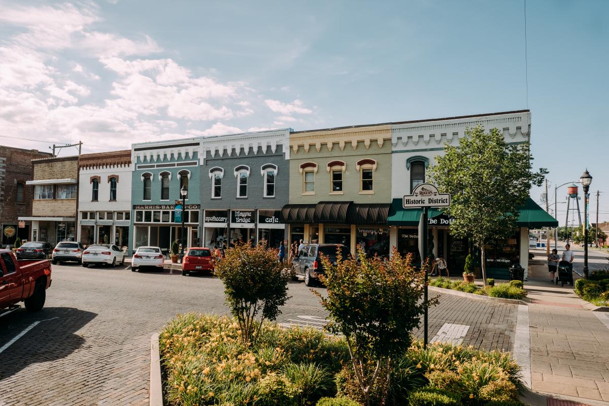 historic downtown rogers arkansas