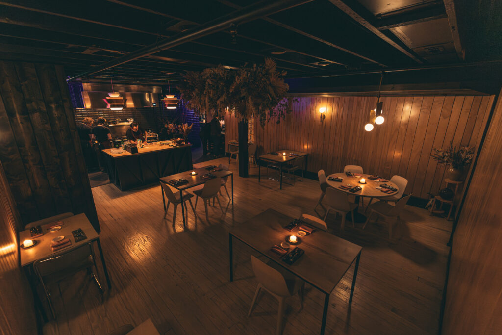 Interior of Heirloom restaurant